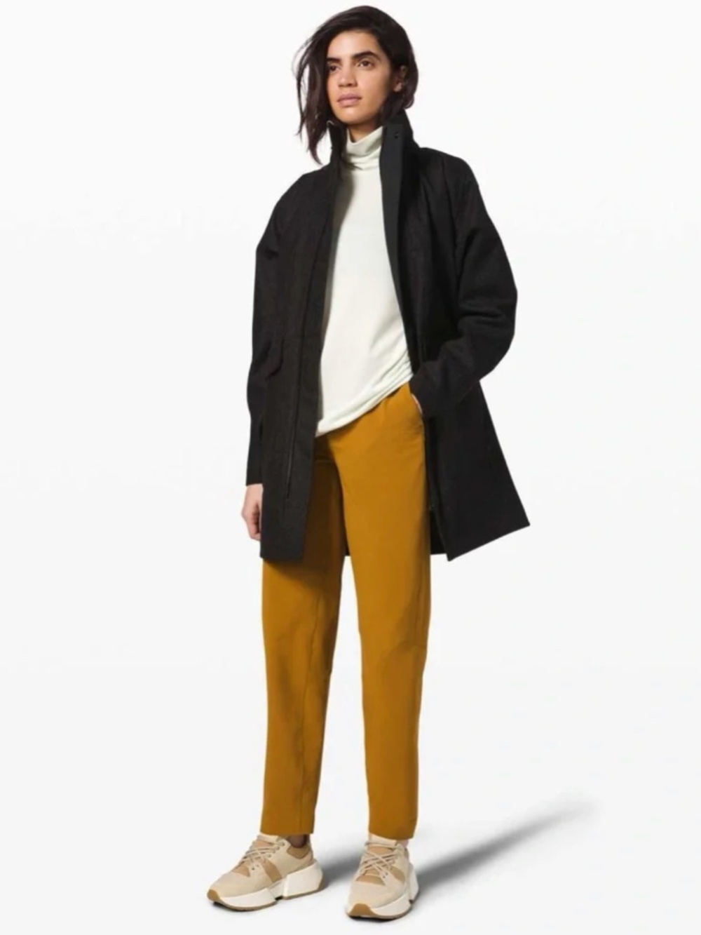 Lululemon The Lab Esker Straight in Cavalry Tan / Gold Trousers